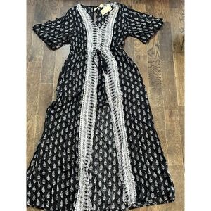 Japna Maxi Romper Dress Size Medium NWT